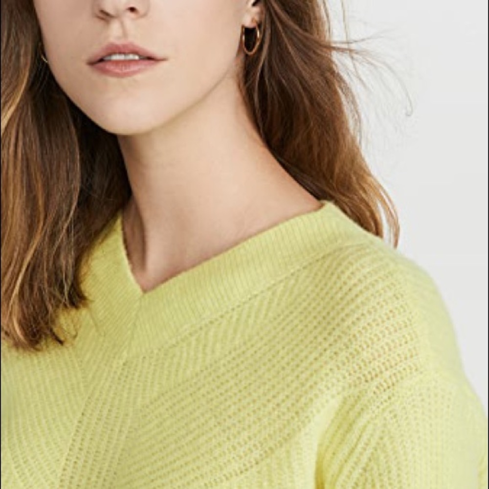 CLUB MONACO Ribbed V-Neck Sweater - Picture 2 of 5